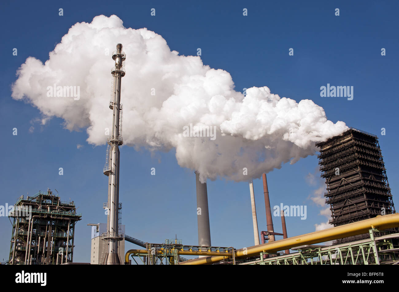 Kokerei für die Herstellung von Stahl, Deutschland. Stockfoto