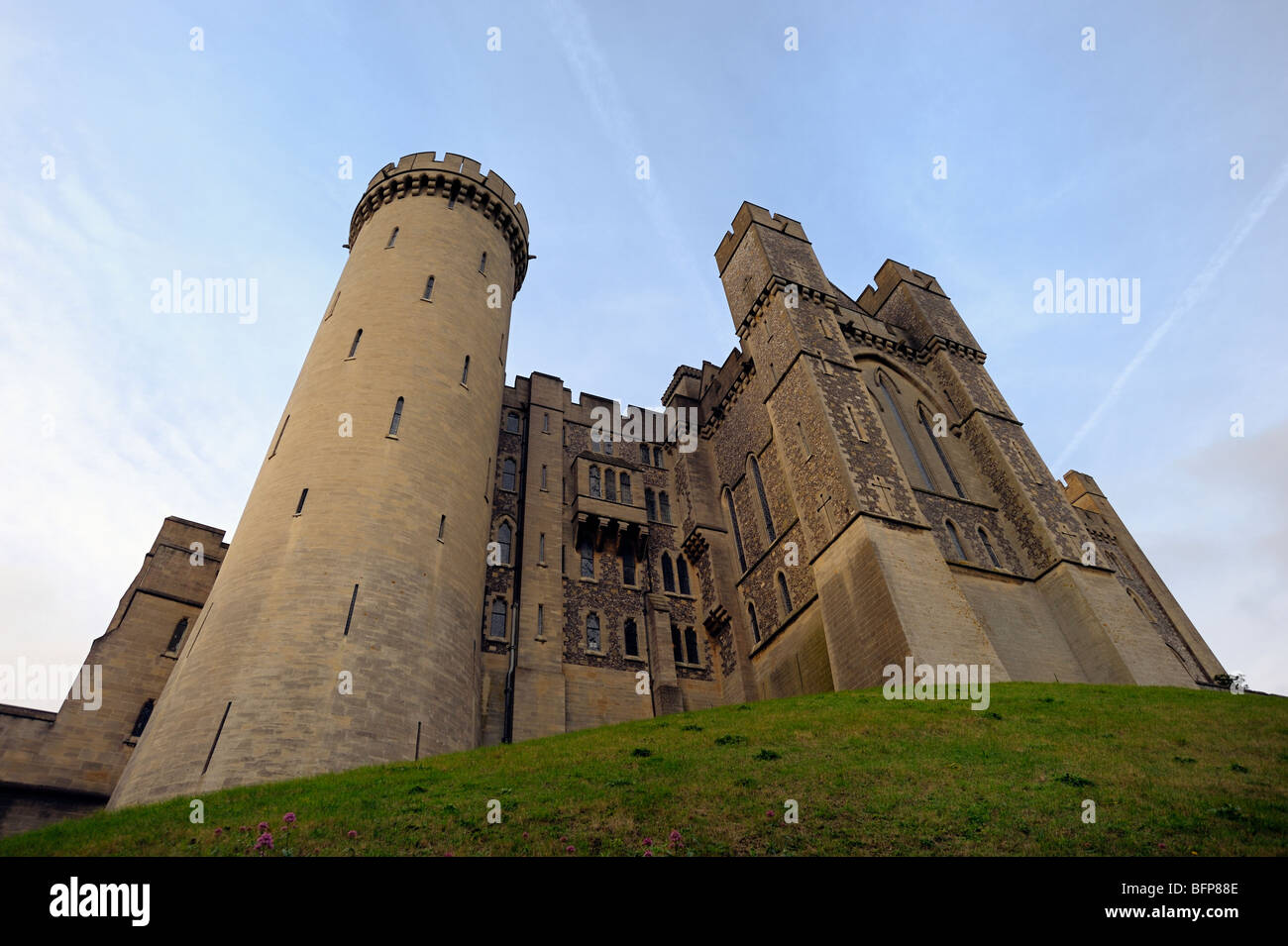 Arundel Castle Türmchen Stockfoto