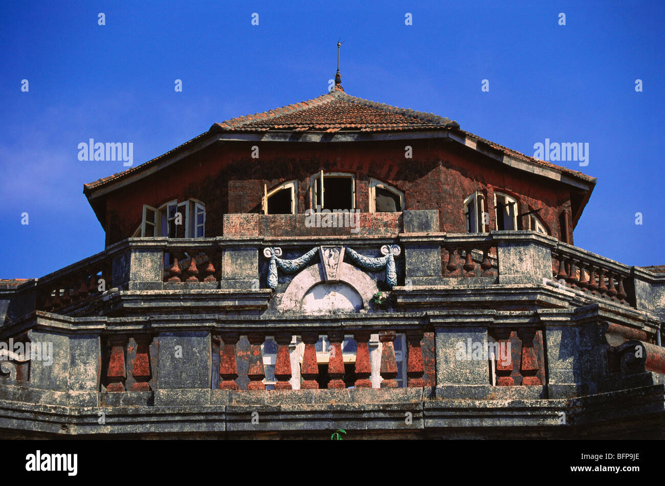 MMN 65202: Clouse, des Königs Thiba Palast; Ratnagiri; Maharashtra; Indien Stockfoto