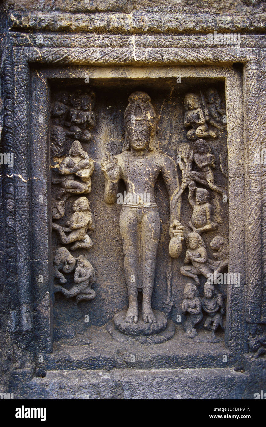 STP 65228: Relief auf Höhle No26 Ajanta; Maharashtra; Indien Stockfoto
