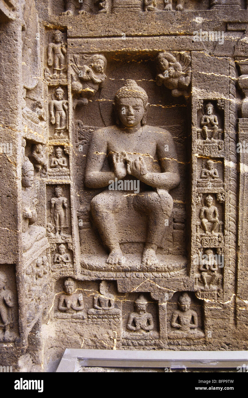 STP 65229: Relief auf Höhle No26 Ajanta; Maharashtra; Indien Stockfoto