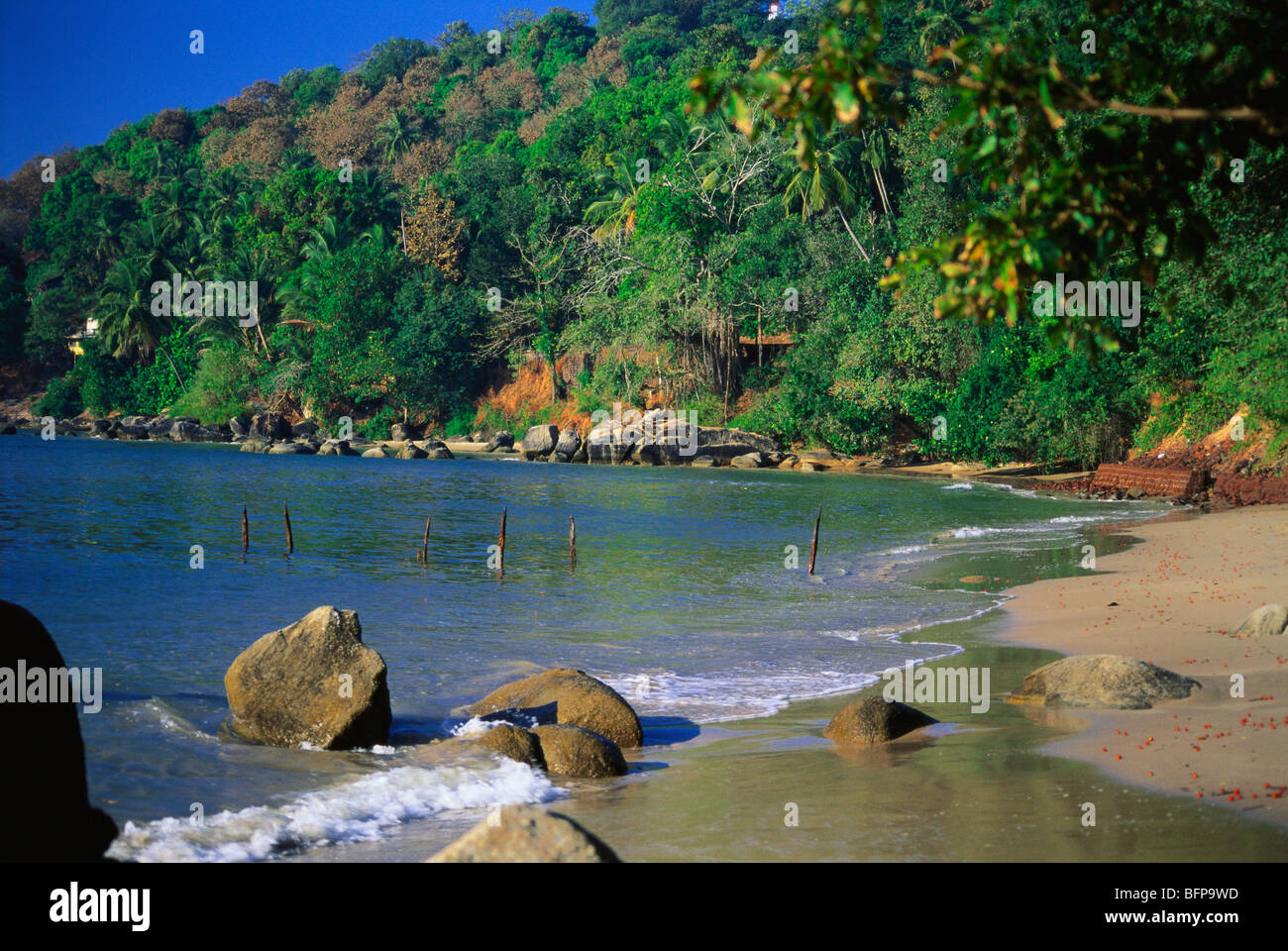 Vengurla Strand, Maharashtra, Indien Stockfoto