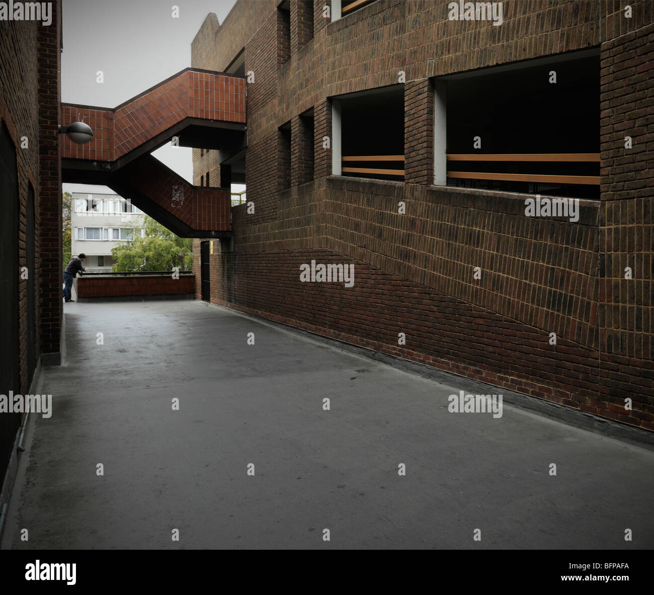 Tristen Stadtarchitektur. Stockfoto