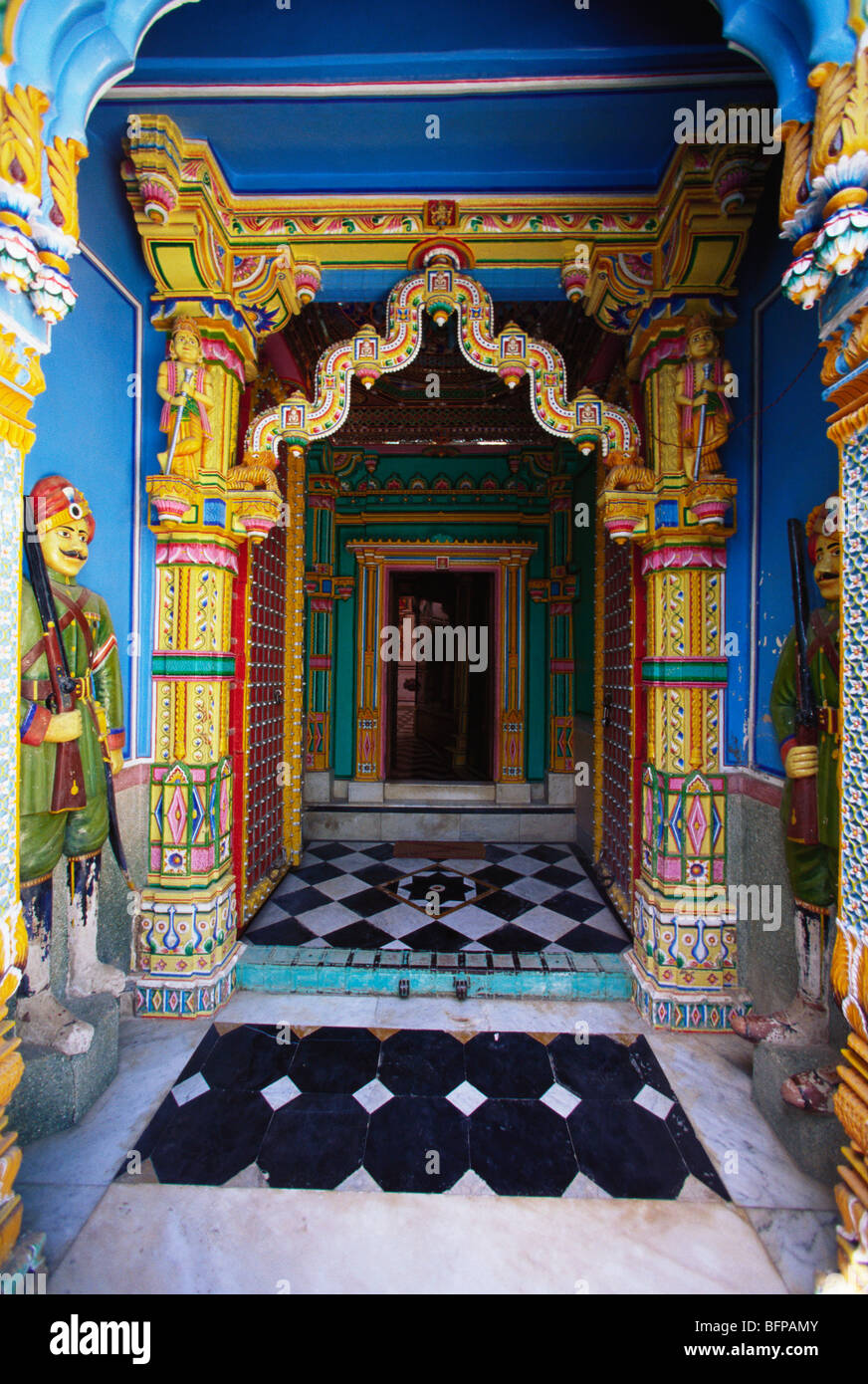 AAD 65519: Parsnath Jain-Tempel; Nagaur; Rajasthan; Indien Stockfoto