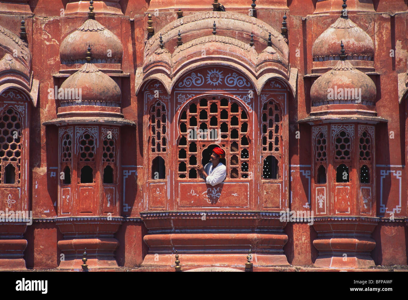 MMN 65593: Hawa Mahal; Jaipur; Rajasthan; Indien Stockfoto