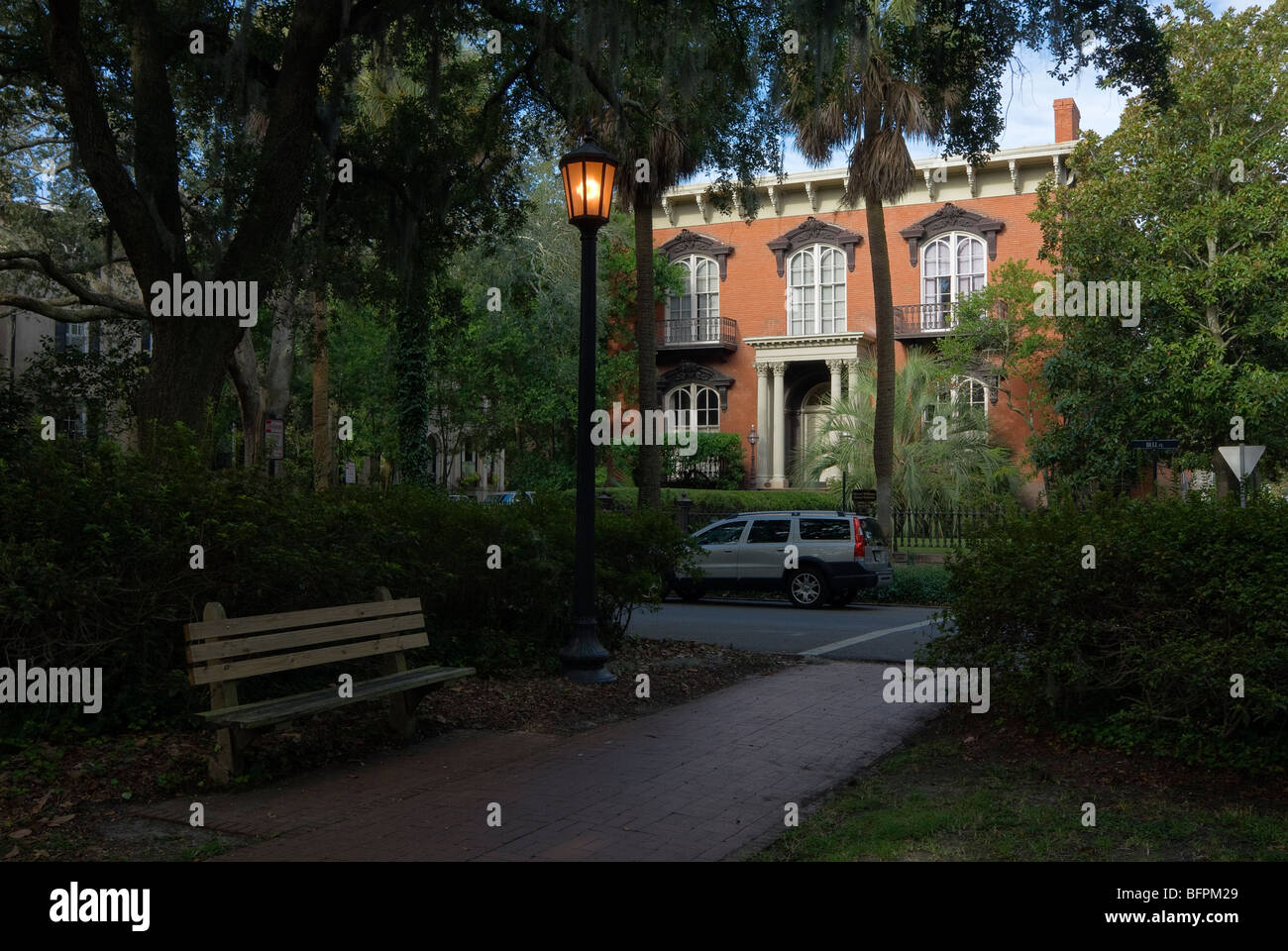 Die Mercer-Williams-Haus im historischen Savannah, Georgia, USA Stockfoto