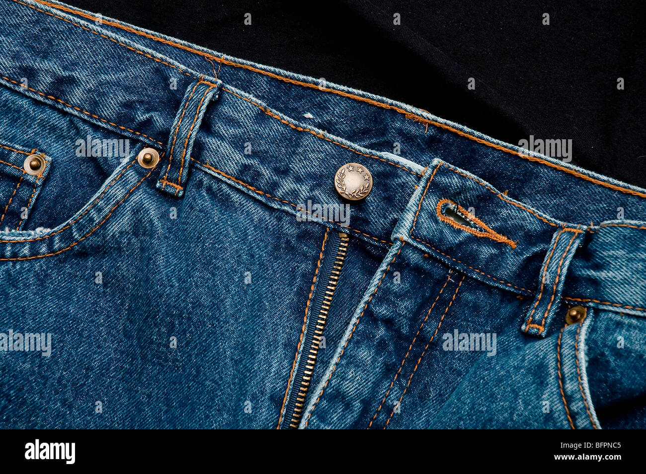 Ein paar Jeans Hosen Stockfoto