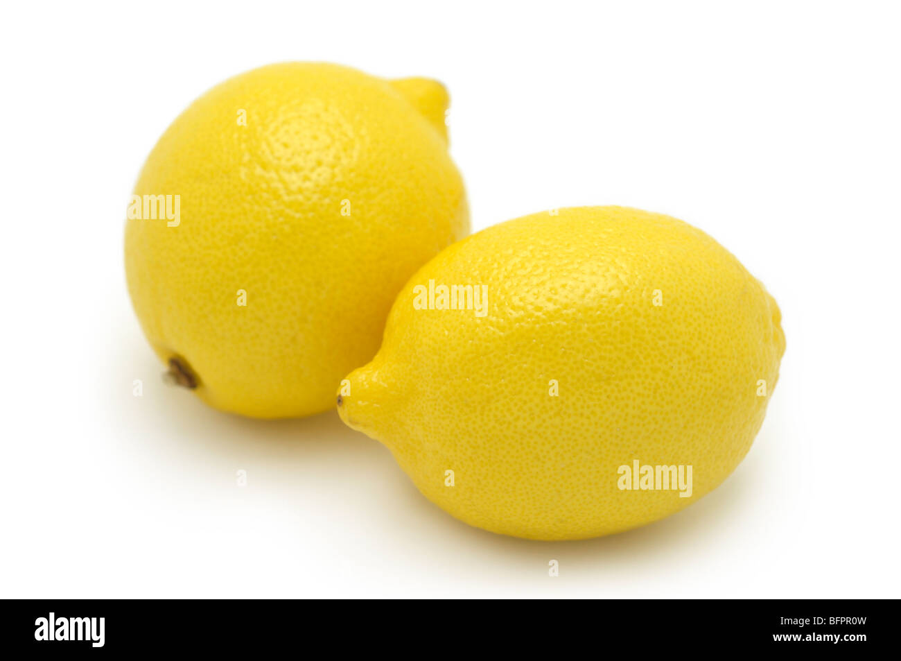 Ganze Zitronen Stockfoto