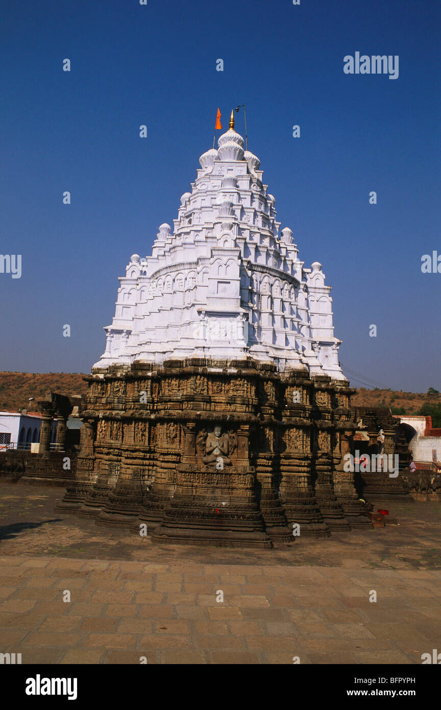 NMK 66856: Reich geschnitzt Shiva-Tempel; Aundahnagnath; Hingoli; Maharashtra; Indien Stockfoto