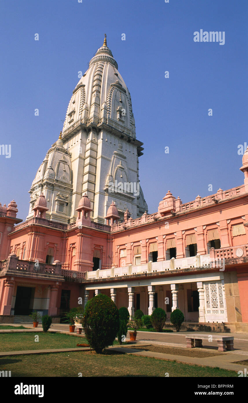 NMK 66888: Neue Vishwanath Tempel von Birla Banaras Hindu University gebaut; Varanasi; Uttar Pradesh; Indien Stockfoto