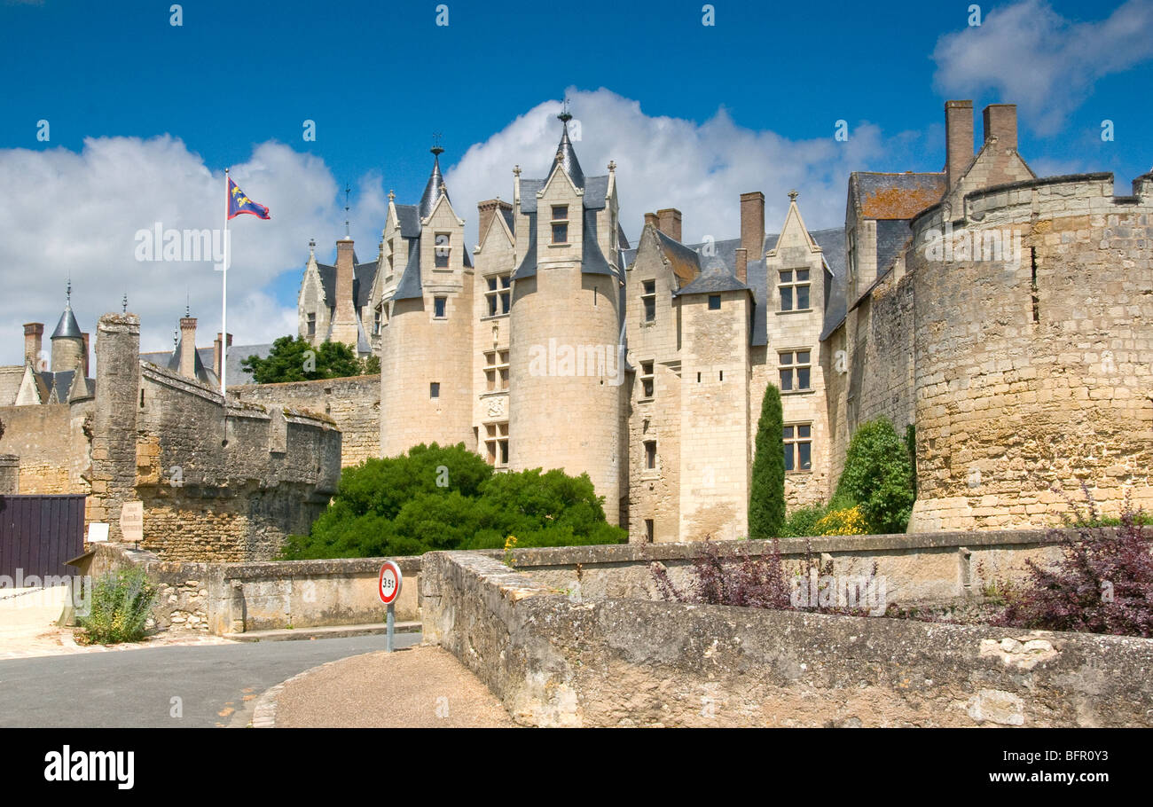 Schloss "Montreuil Bellay" Stockfoto