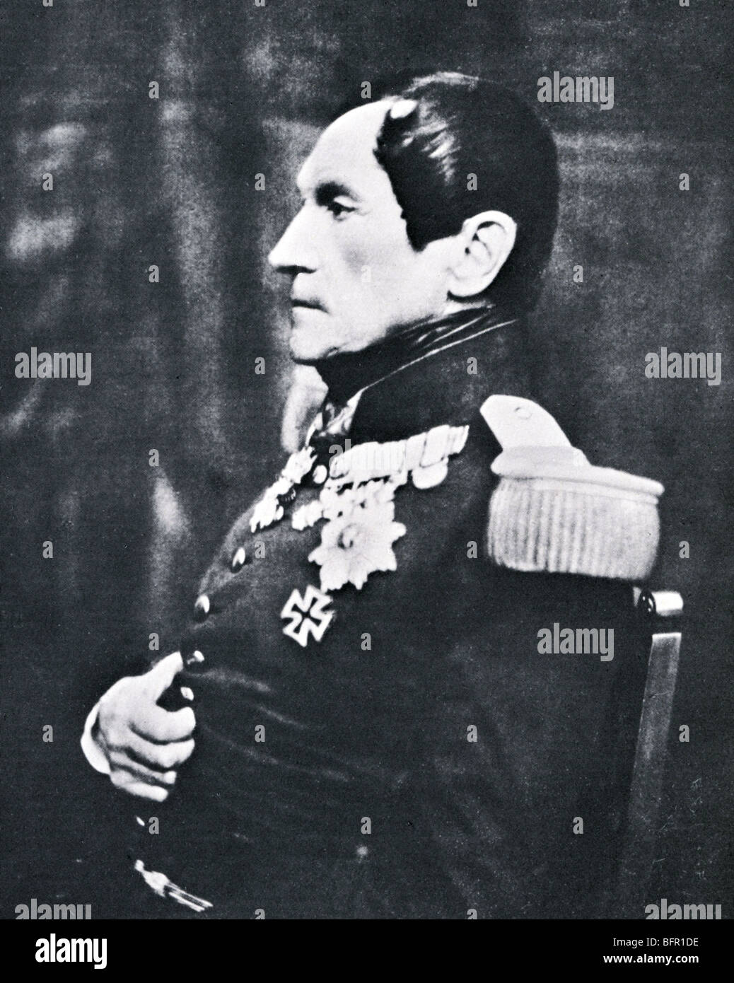 König LEOPOLD II von Belgien (1835-1909) im Jahre 1855 Stockfoto