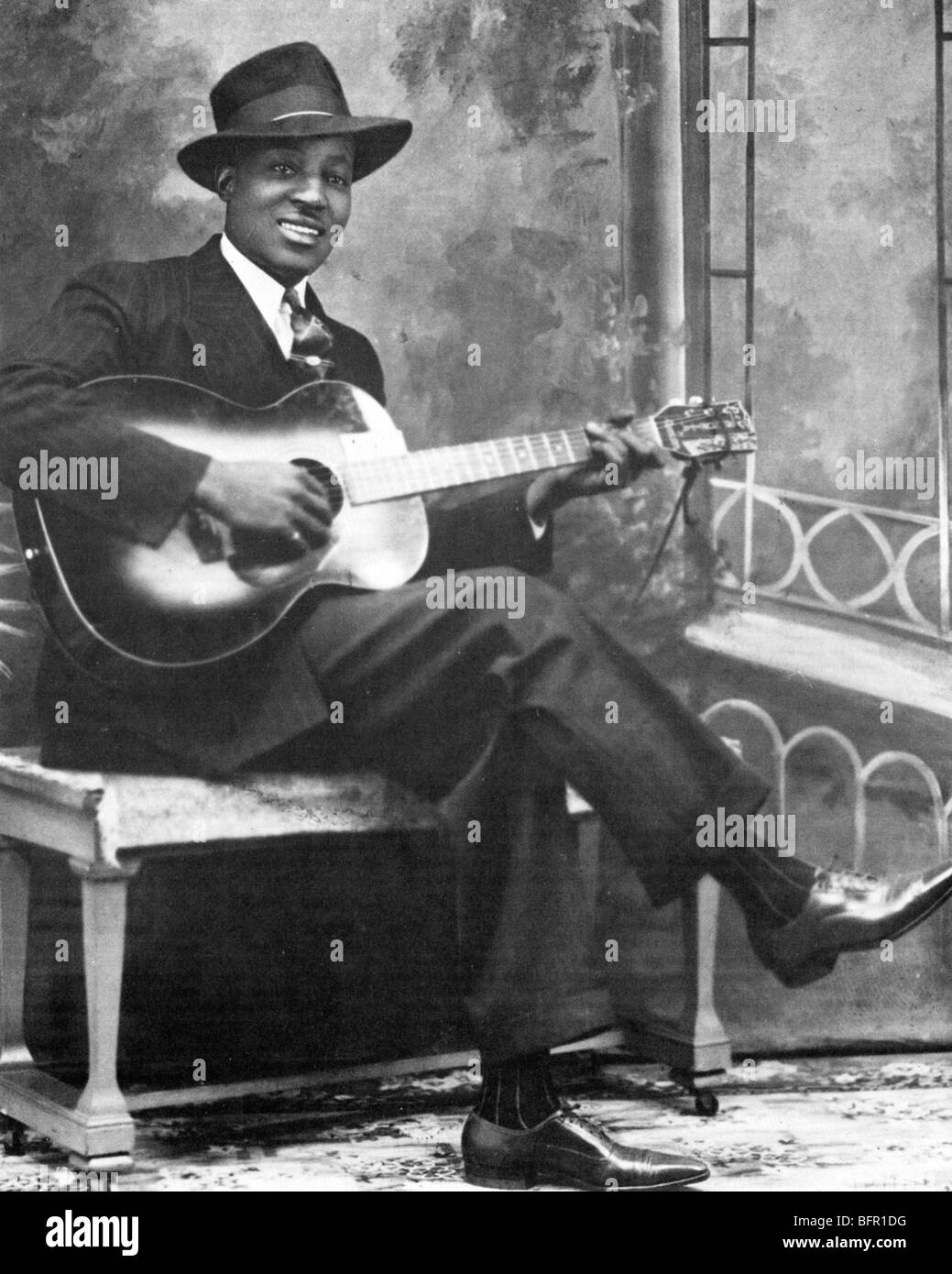 BIG BILL BROONZY (1893-1958) - uns Blues-Musiker - richtiger Name William Lee Conley Broonzy Stockfoto