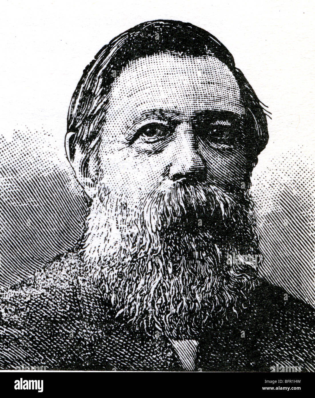 FRIEDRICH ENGELS - deutscher Philosoph und Politiker (1820-1895) Stockfoto