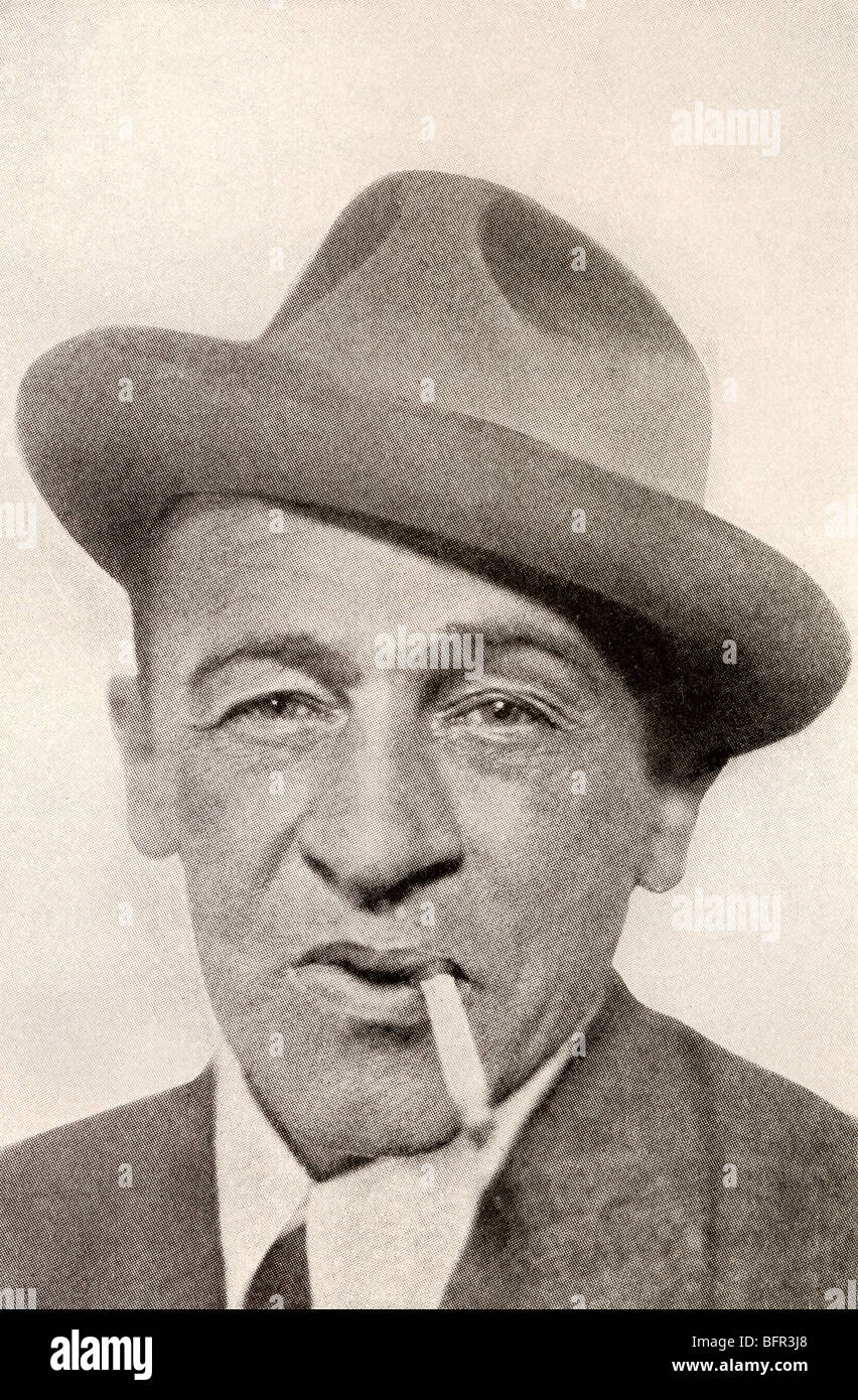 Frederic Louis Sauser, aka Blaise Cendrars, 1887 - 1961. Schweizer Schriftsteller und Dichter. Stockfoto