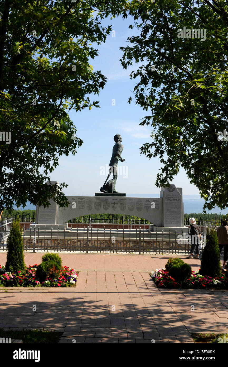 Terry-Fox-Denkmal in Thunder Bay, Ontario Kanada Stockfoto