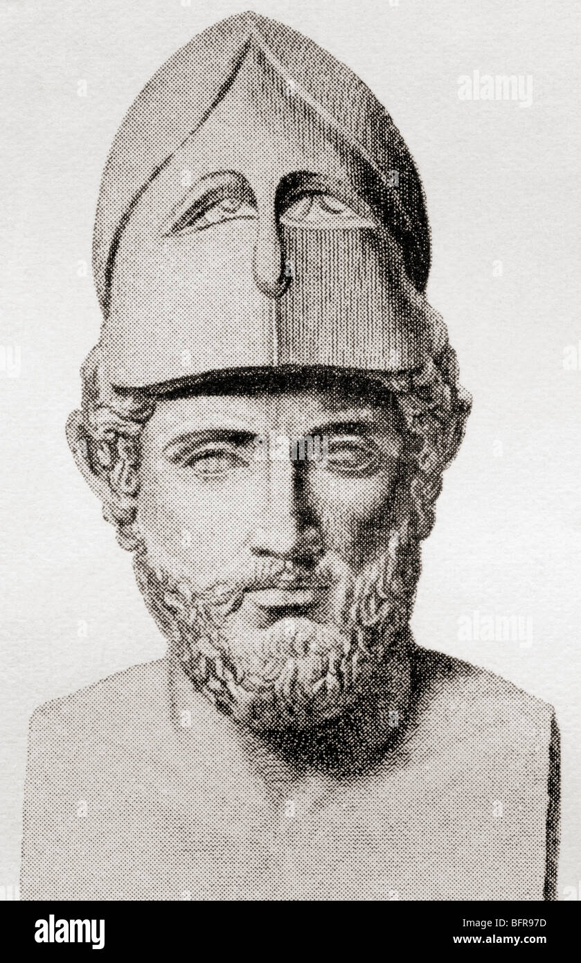 Perikles, um 495-429 v. Chr.. Griechischer Staatsmann, Redner und General von Athen. Stockfoto