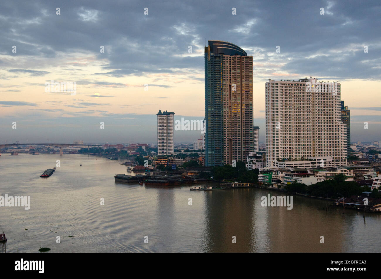 Chao-Phraya-Fluss, Bangkok Thailand Stockfoto