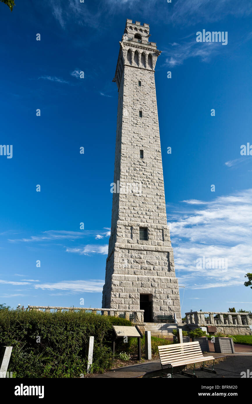 Die Pilgrim Monument in Provincetown Cape Cod Massachusetts USA 1910 erbaut Stockfoto Die Pilgrim Monument in Provincetown Cape Cod Massachusetts USA 1910 erbaut Stockfoto