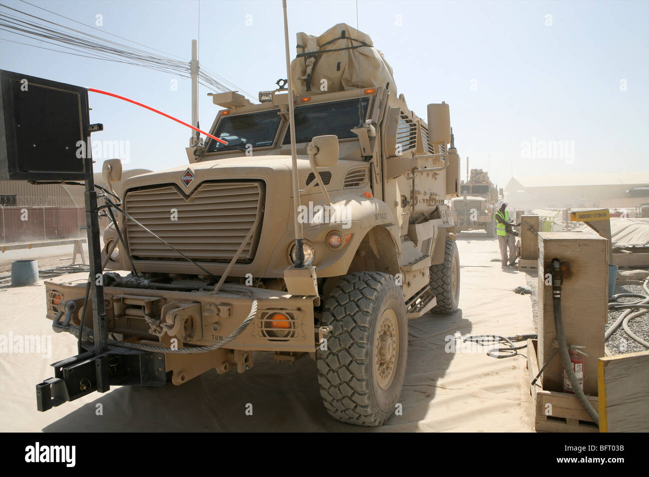 Niederländische Truppen in Afghanistan (Uruzgan) Stockfoto