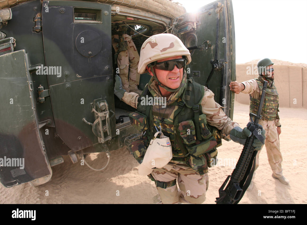 Niederländische Truppen in Afghanistan (Uruzgan) Stockfoto