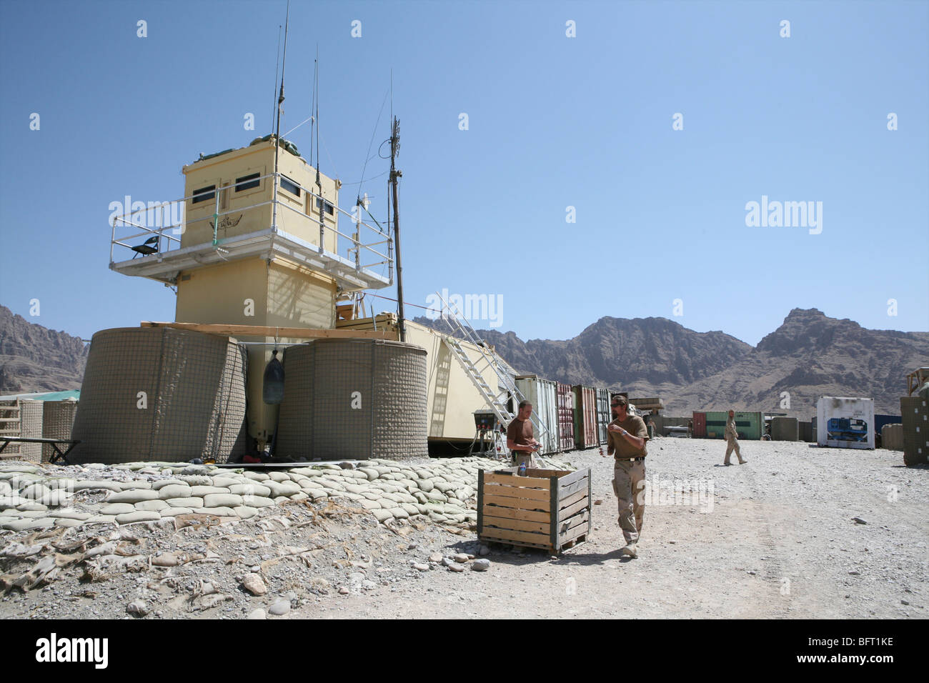 Niederländischen Militär in Uruzgan im Rahmen der ISAF-intervention Stockfoto