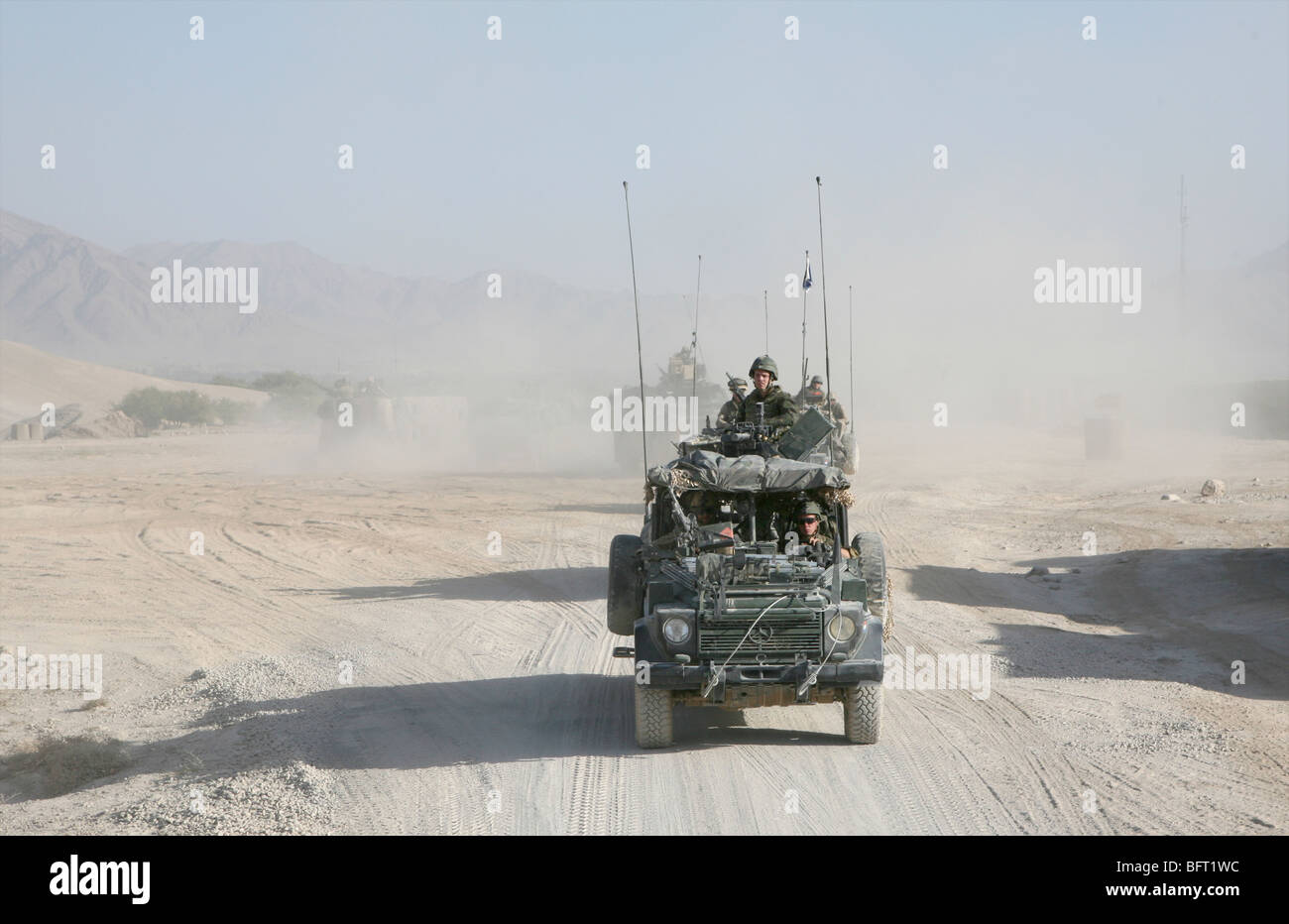 Niederländischen Militär in Uruzgan im Rahmen der ISAF-intervention Stockfoto