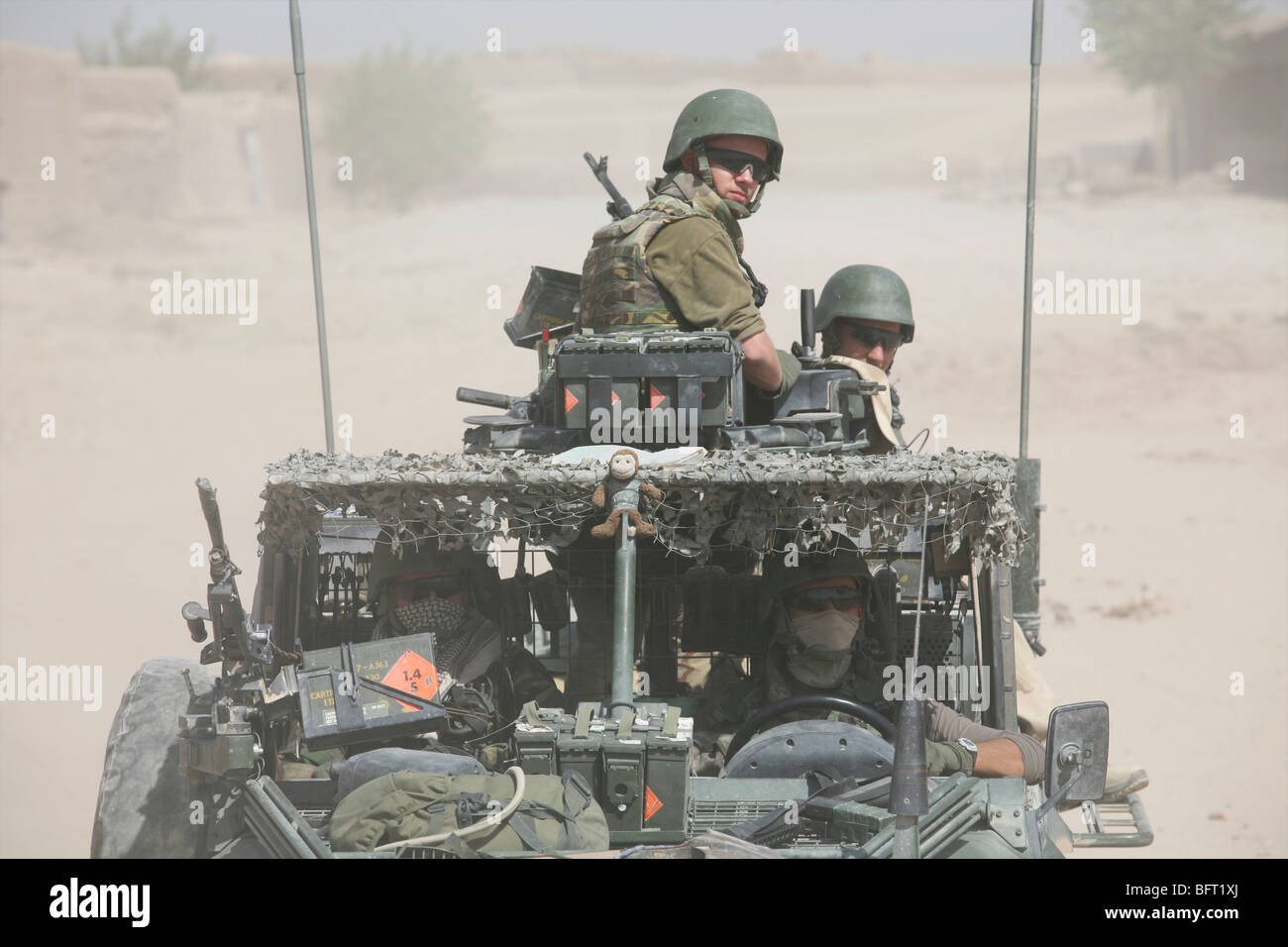 Niederländischen Militär in Uruzgan im Rahmen der ISAF-intervention Stockfoto