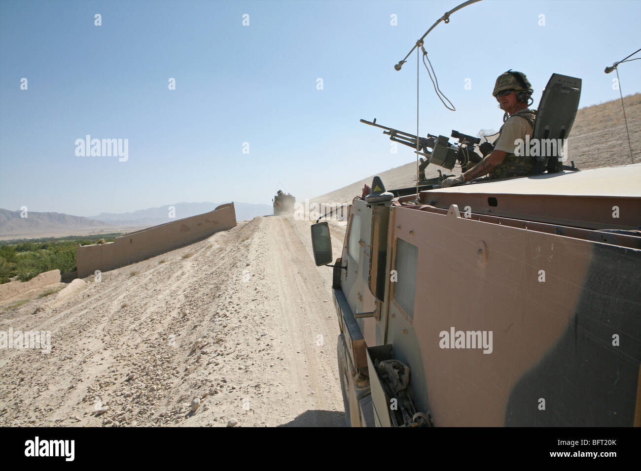 Niederländischen Militär in Uruzgan im Rahmen der ISAF-intervention Stockfoto