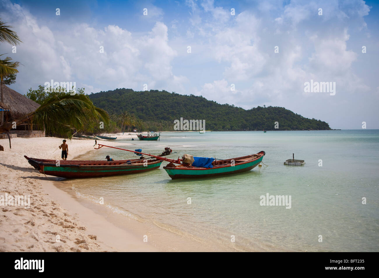 Bai Sao Beach, Insel Phu Quoc, Vietnam Stockfoto