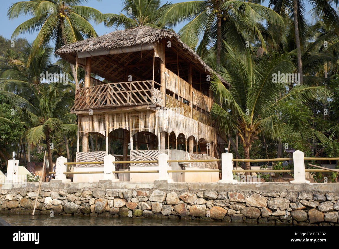 Varkala, Kerala Backwaters, Indien Stockfoto