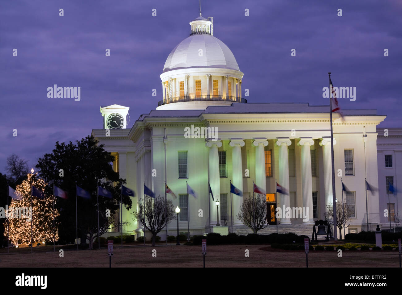 Kapitol von Alabama in Montgomery. Stockfoto