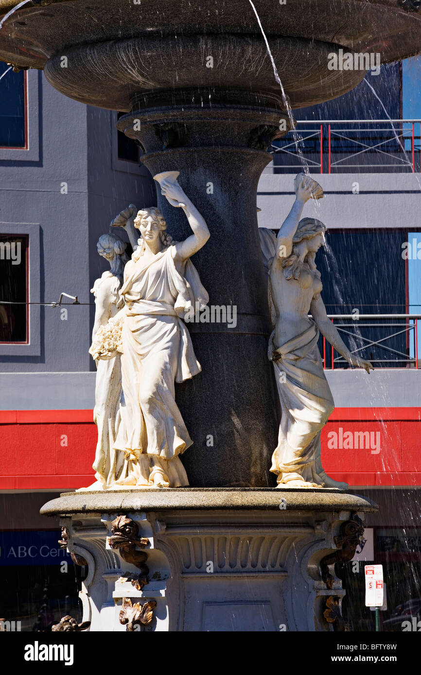 Bendigo Australien / die ca. 1881 Alexander Brunnen in Pall Mall / Bendigo Victoria Australien. Stockfoto