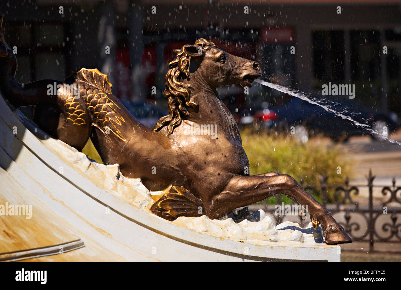 Bendigo Australien / die ca. 1881 Alexander Brunnen in Pall Mall / Bendigo Victoria Australien. Stockfoto