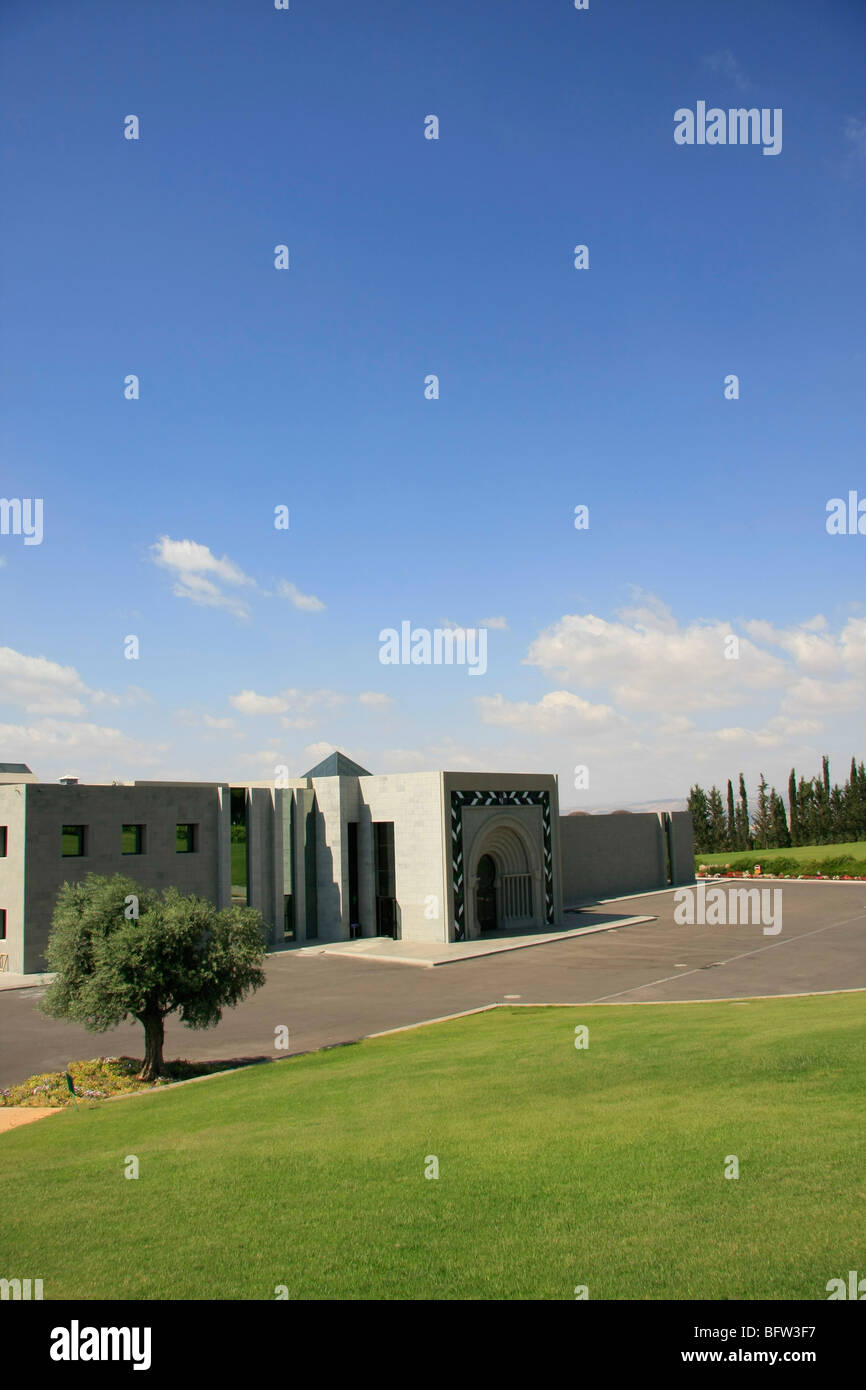 Israel, See Genezareth, Domus Galilaeae International Center auf dem Berg der Seligpreisungen Stockfoto