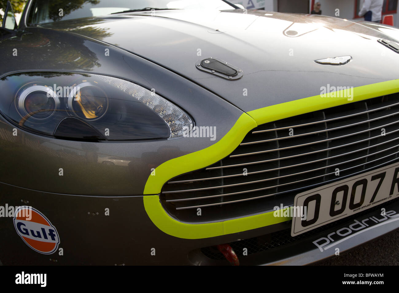 Aston Martin DB9 Rally Car prodrive Stockfoto