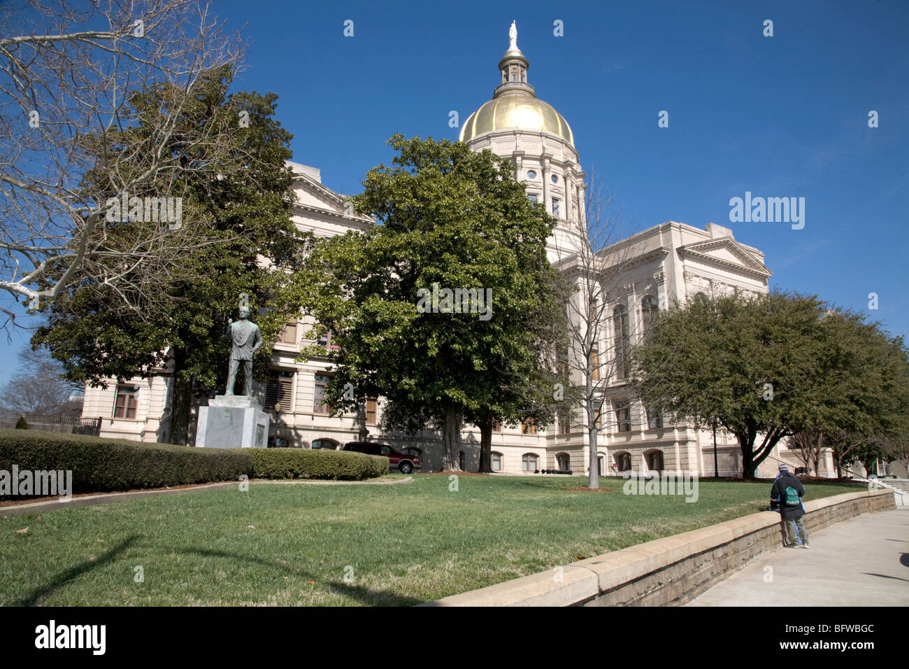 Georgia State Capitol und Kuppel Atlanta Stockfoto