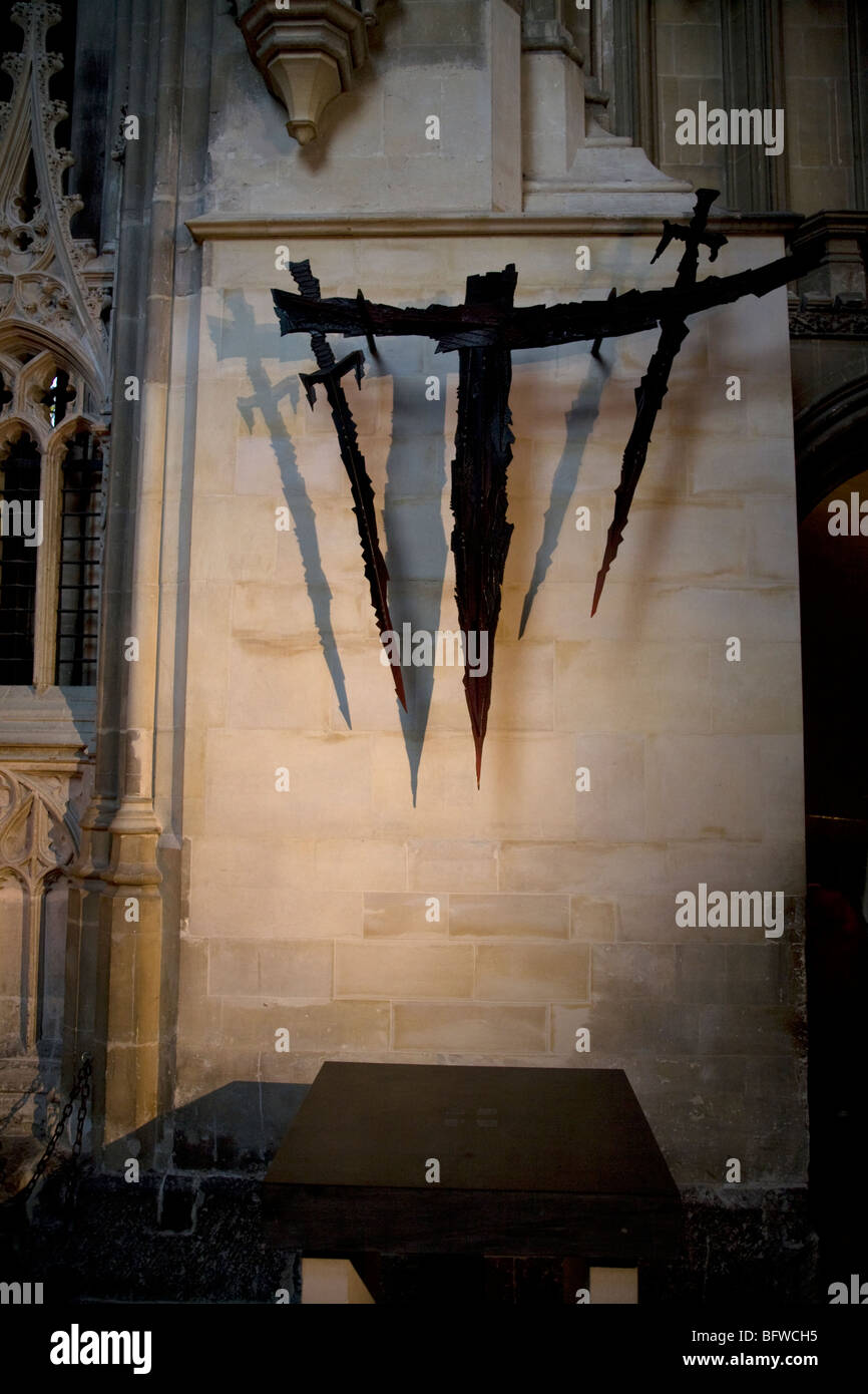 Das Martyrium, wo Thomas Becket war, ermordet Canterbury Kathedrale Kent England Stockfoto