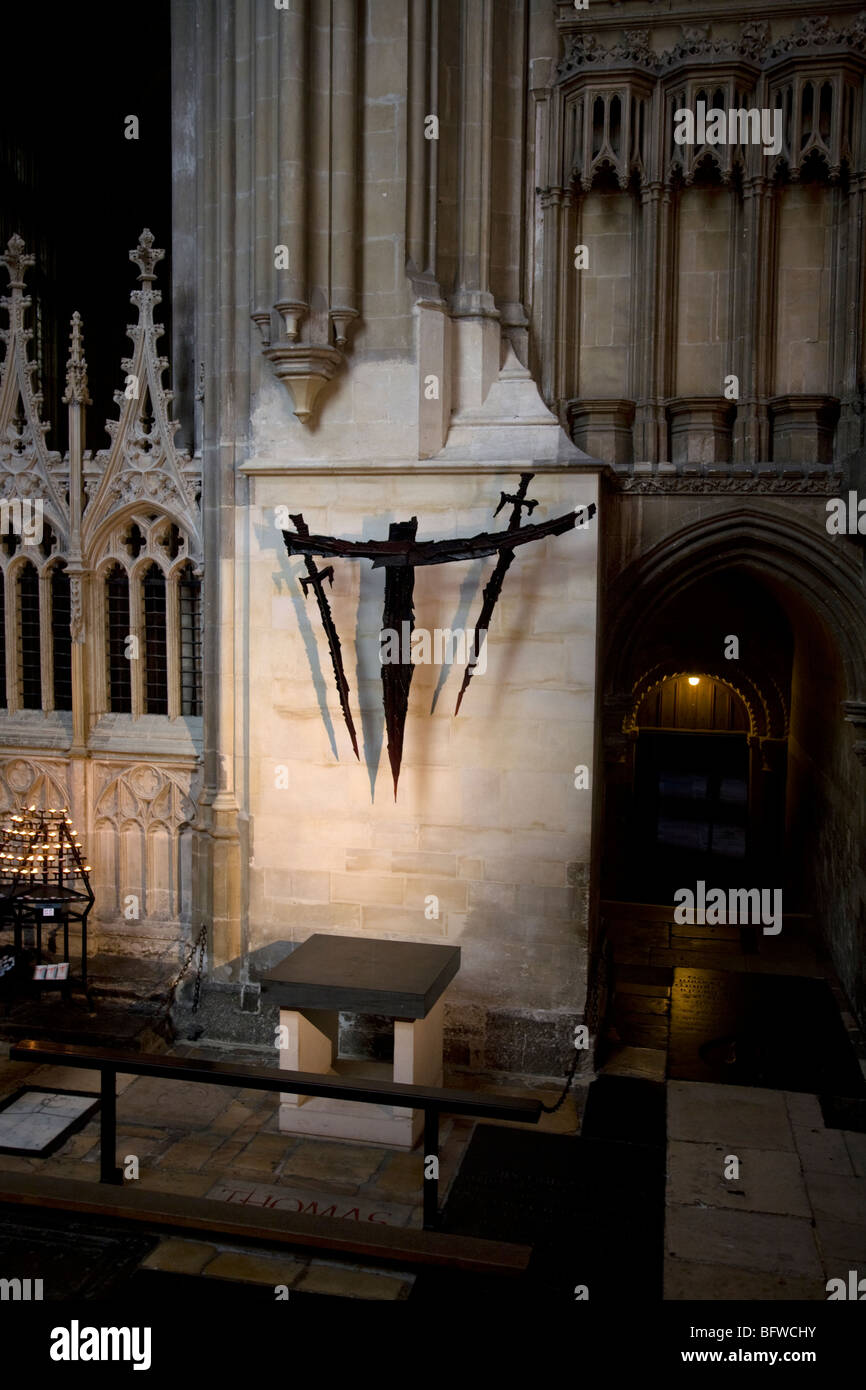 Die Martrydom wo Thomas Becket war ermordet Canterbury Kathedrale Kent England Stockfoto