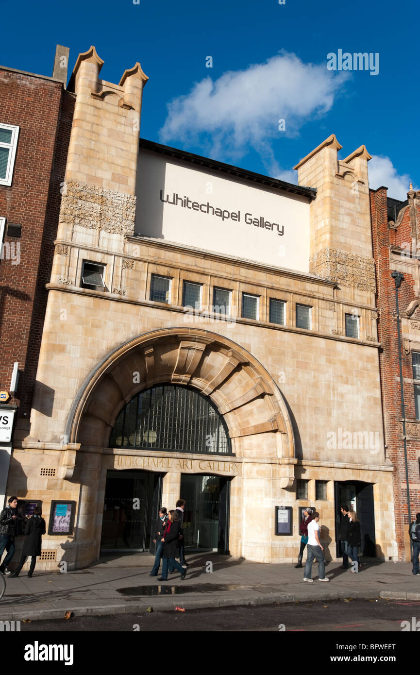 Whitechapel Gallery Aldgate East, London, England, Großbritannien, UK Stockfoto