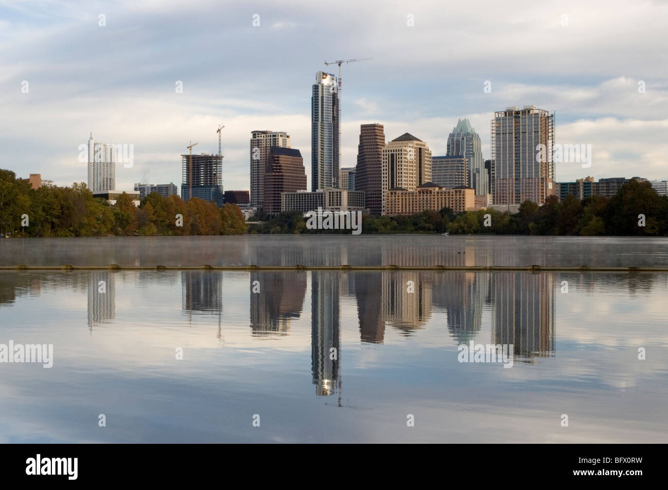 Skyline von Austin Texas Stockfoto