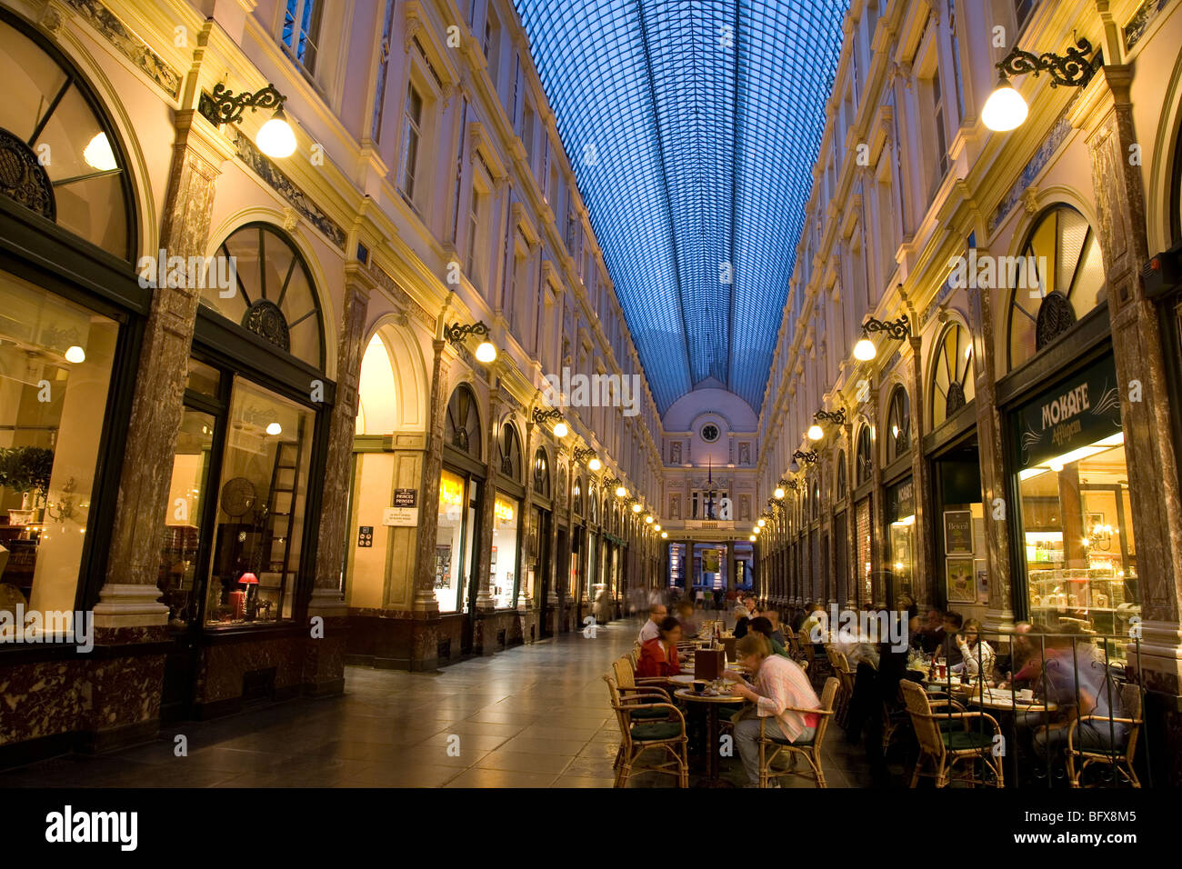 Galerie du Roi Shopping Gallery, Brüssel, Belgien, Europa Stockfoto