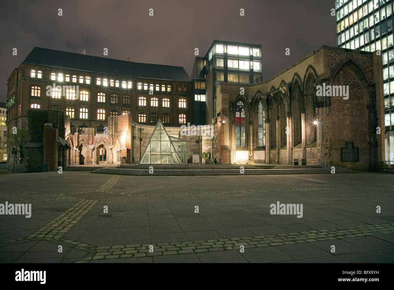 St. Nikolai Kirche, Hamburg, Deutschland Stockfoto