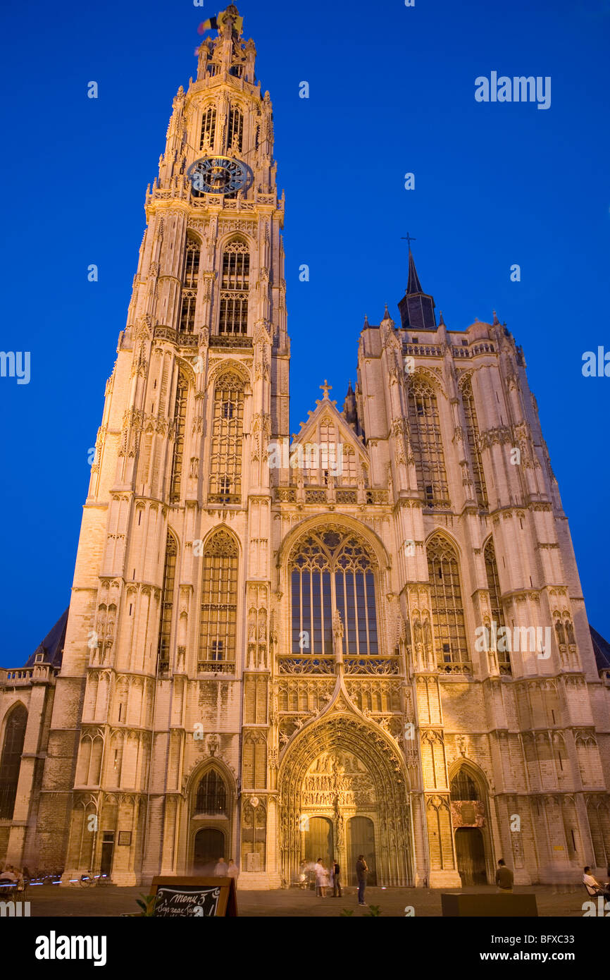 Onze-Lieve-Vrouwekathedraal; Kathedrale unserer lieben Frau; Antwerpen; Belgien; Europa Stockfoto