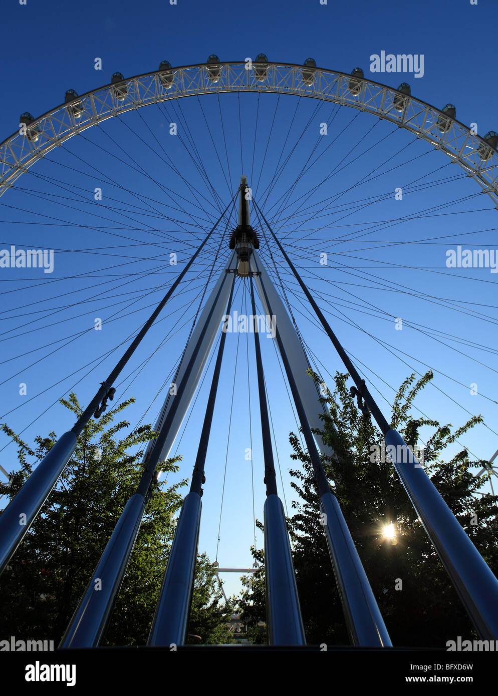 Das London Eye Stockfoto