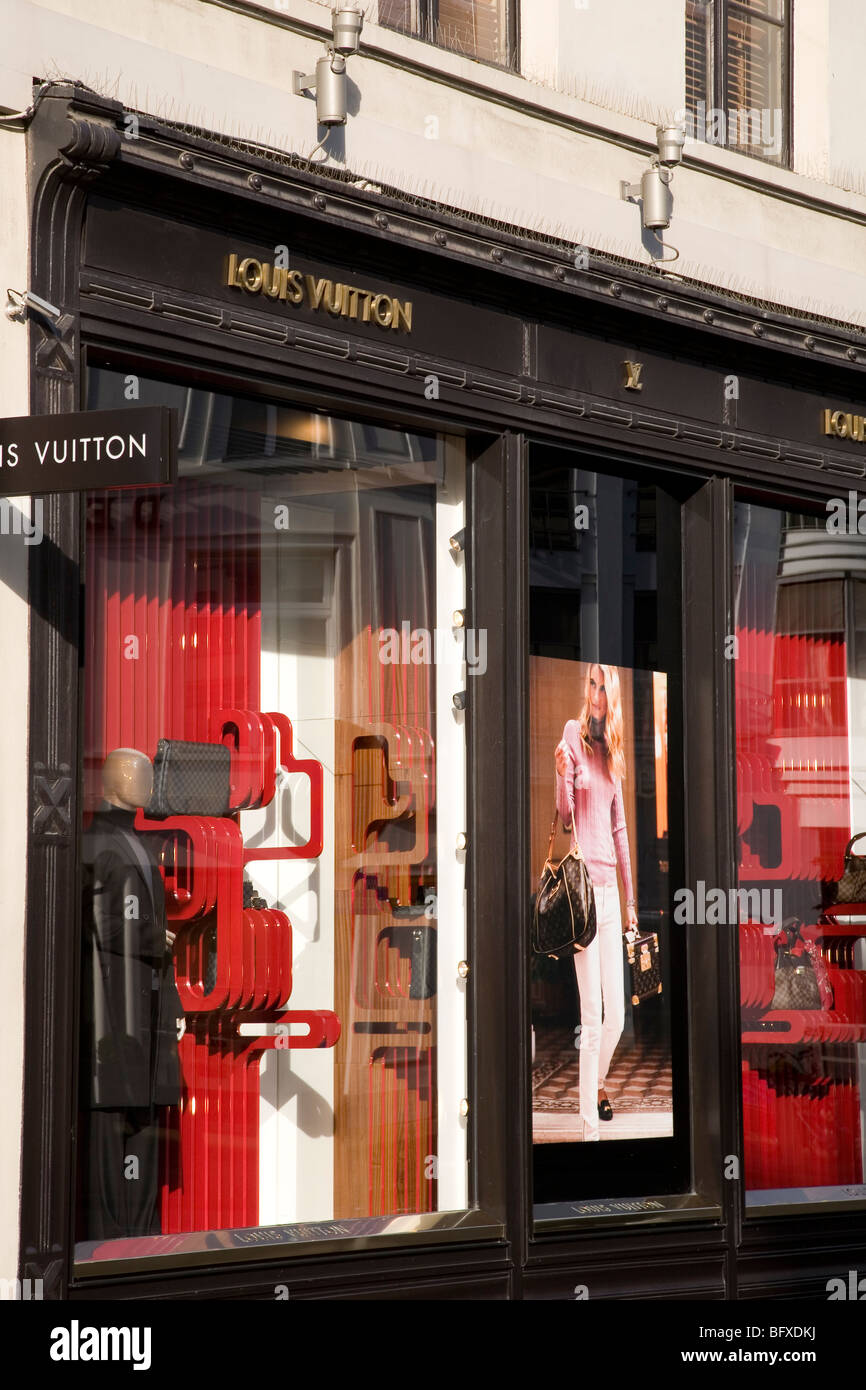 Louis Vuitton Shop, Antwerpen, Belgien, Europa Stockfoto