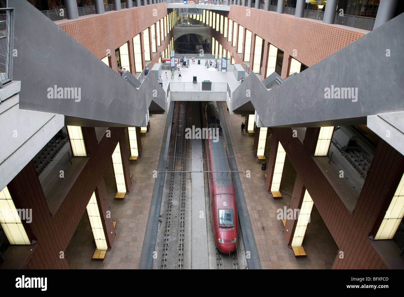 Centraal - Hauptbahnhof, Antwerpen, Belgien Stockfoto