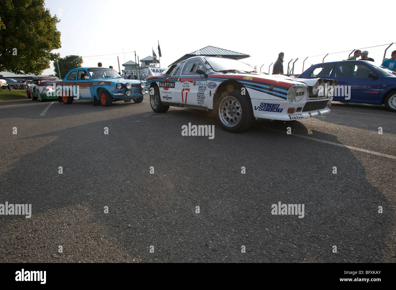 Lancia 037 Rally Car (Stradale) Martini Stockfoto