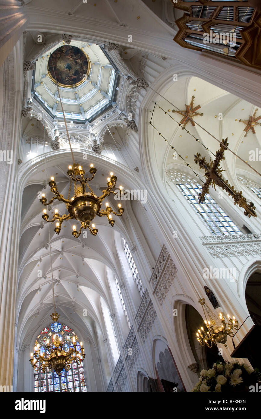 Onze-Lieve-Vrouwekathedraal; Kathedrale-Kirche unserer lieben Frau; Antwerpen; Belgien; Europa Stockfoto