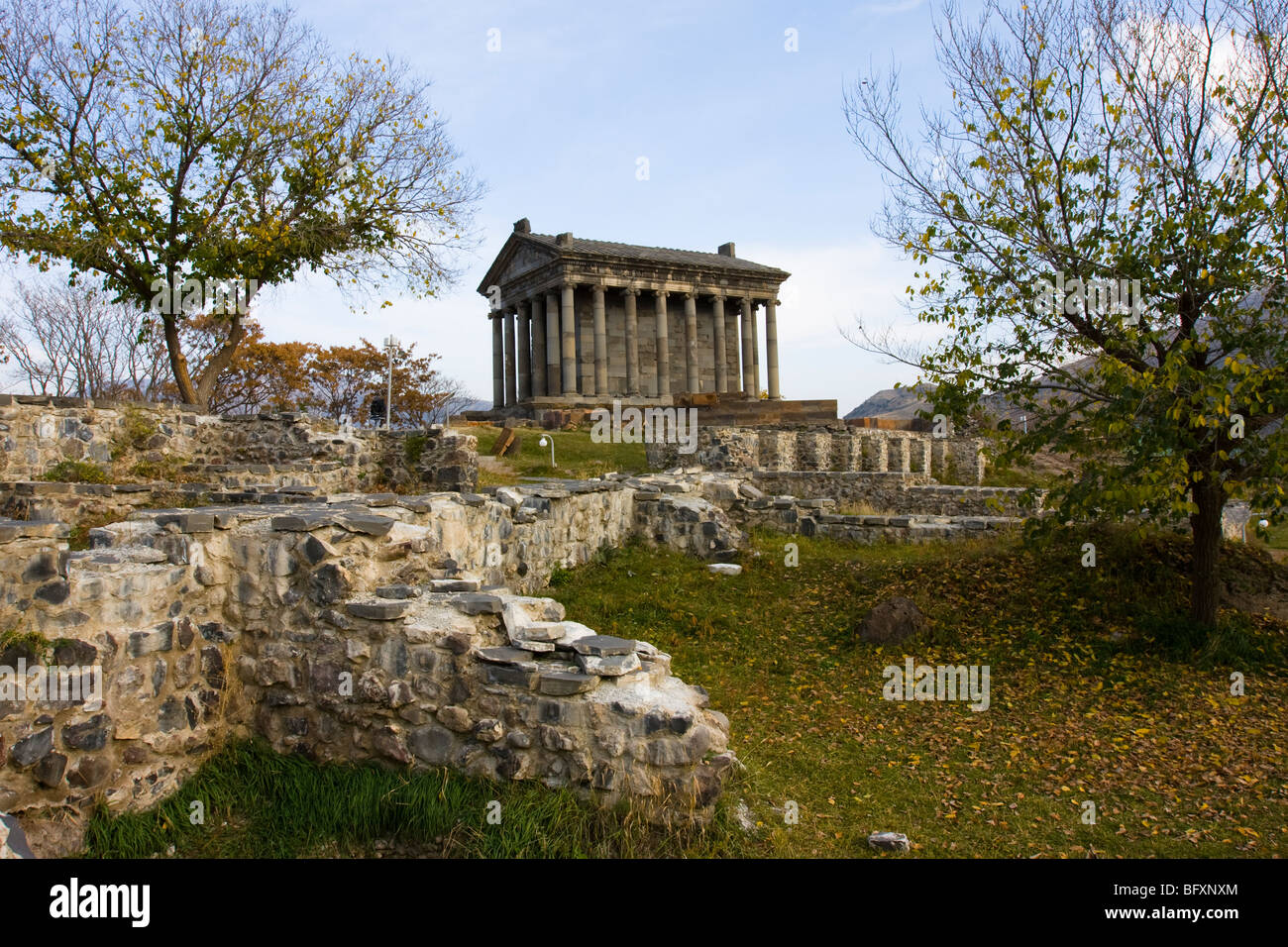 Garni Tempel, Armenien. Stockfoto